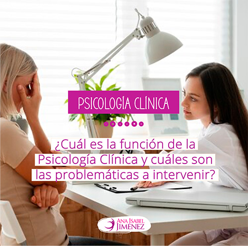 La función principal de la Psicología Clínica es la evaluación psicodiagnóstica y el acompañamiento emocional